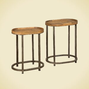 Set van 2 nesting tables
Mango rough / metal natural