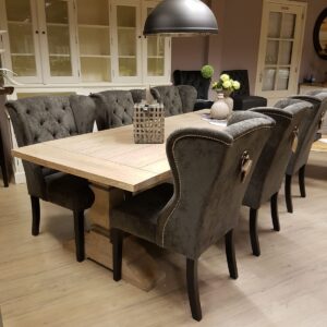 VOORRAAD: Set 6 stuks eetkamerstoel Daisy