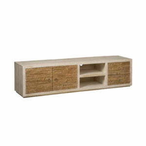 Naturno TV stand 2 drs / 2 drws - 200x45x50
Mango wood with old wood doors in white wash
