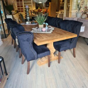 VOORRAAD: Set 6 stuks eetkamerstoel Daisy