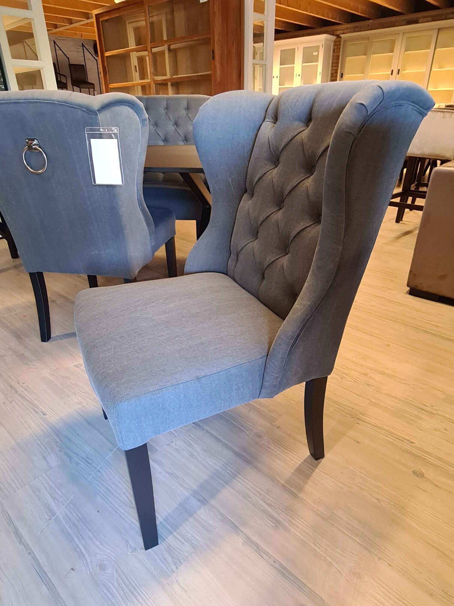 VOORRAAD: Set 1 Eetkamerbank Daisy + 2 Eetkamerstoelen Daisy - Afbeelding 7