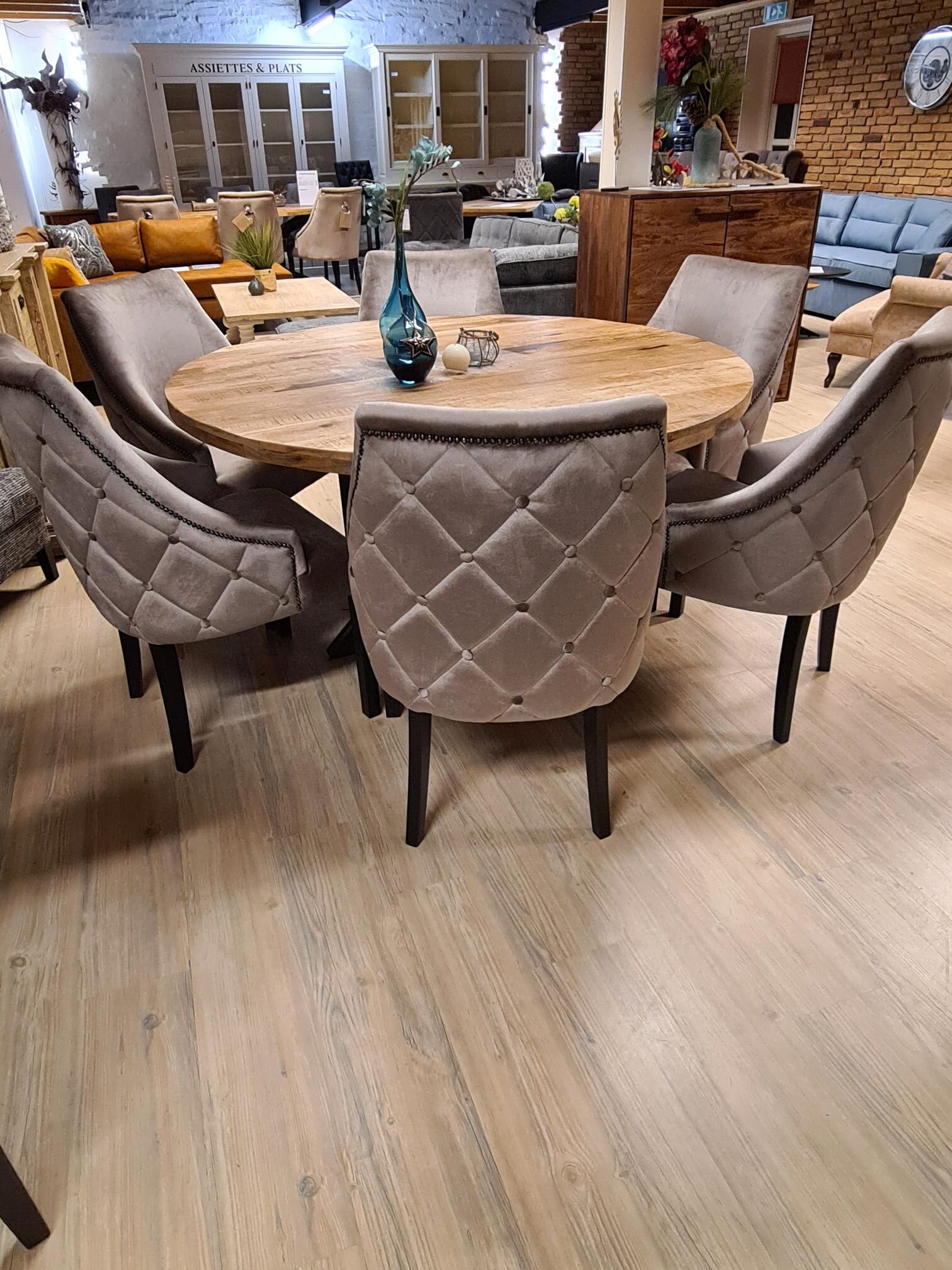 VOORRAAD: Set 6 stuks eetkamerstoel Samantha