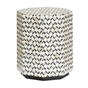 Brendola endtable 45x45x55Bone inlay