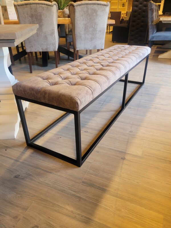 VOORRAAD: Hocker / Eetkamerbank Timmy 180 cm - Afbeelding 2