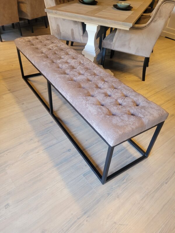VOORRAAD: Hocker / Eetkamerbank Timmy 180 cm - Afbeelding 5