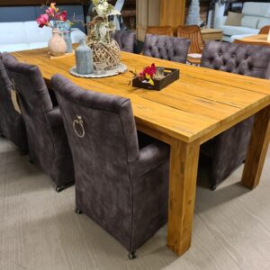 VOORRAAD: Set 6 stuks eetkamerstoel Grazia Wiel