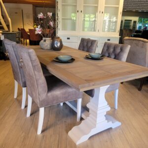 VOORRAAD: Set 4 stuks eetkamerstoel Chester
