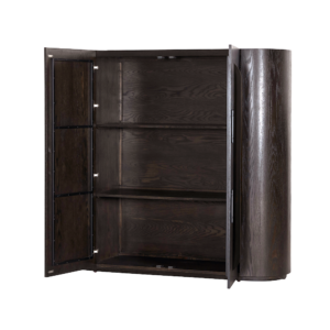 Allure Opbergkast donkerbruin 150 cm