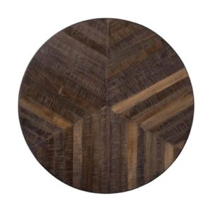 Lazio table set (3) - 54x54/45/40/35 - recl. teak blackBlack - black metal OP=OP