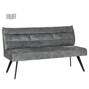 Rosora Bankje 160 cm - HZ6068-85 grey