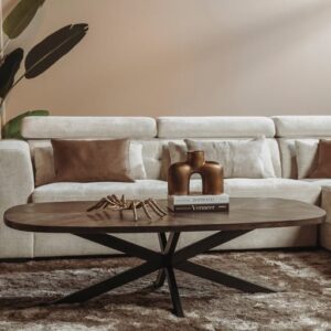 Silvi Salontafel olijfbruin 130 cm