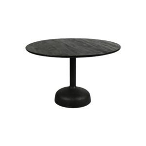 Elba Eetkamertafel zwart rond 120 cm