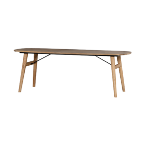 Aura Eetkamertafel naturel deens ovaal 160 cm