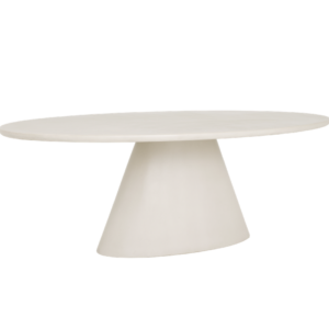 Mello Eetkamertafel ovaal wit 240 cm