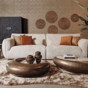 Aberdeen 4-seater - fabric Eden 3 cream