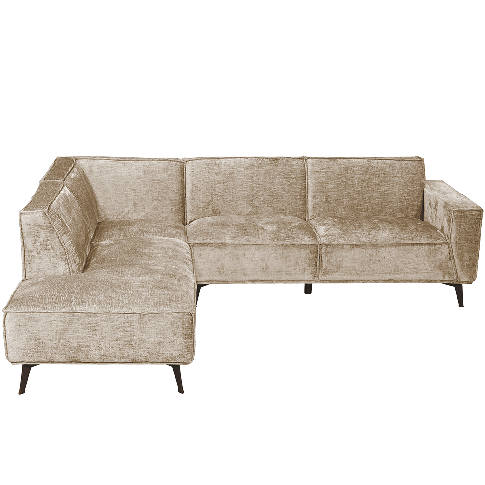 Leeds 2 5-AR + Ottoman L - Touch 102 Beige