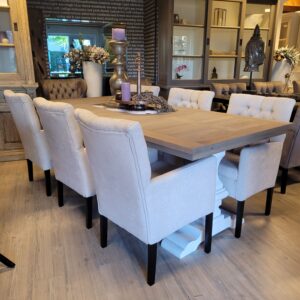 VOORRAAD: Set 6 stuks eetkamerstoel Bianca