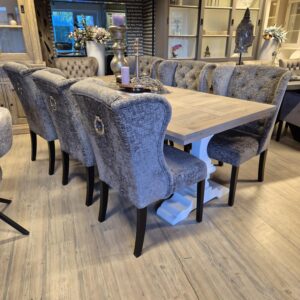 VOORRAAD: Set 6 stuks eetkamerstoel Daisy