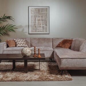 Leeds 2 5-AL + Ottoman R - Touch 04 Taupe